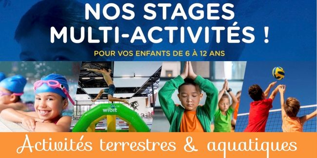Stages multi-activités du Nautipolis pour les 6-12 ans