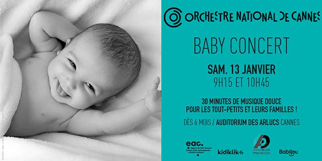 Baby Concert à l'Orchestre National de Cannes