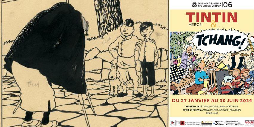 Visite guidée de l'exposition "Tintin et Tchang" au Musée des Arts Asiatiques de Nice