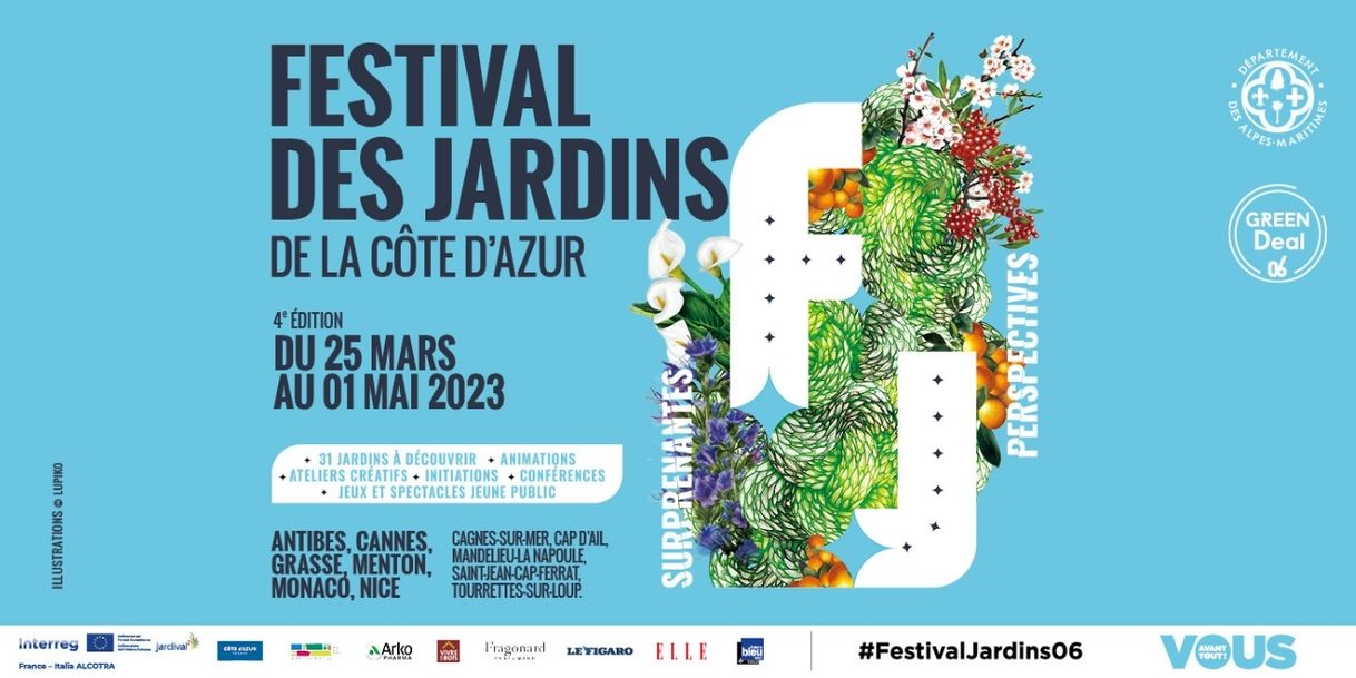 Le Festival des jardins de la Côte d'Azur en famille