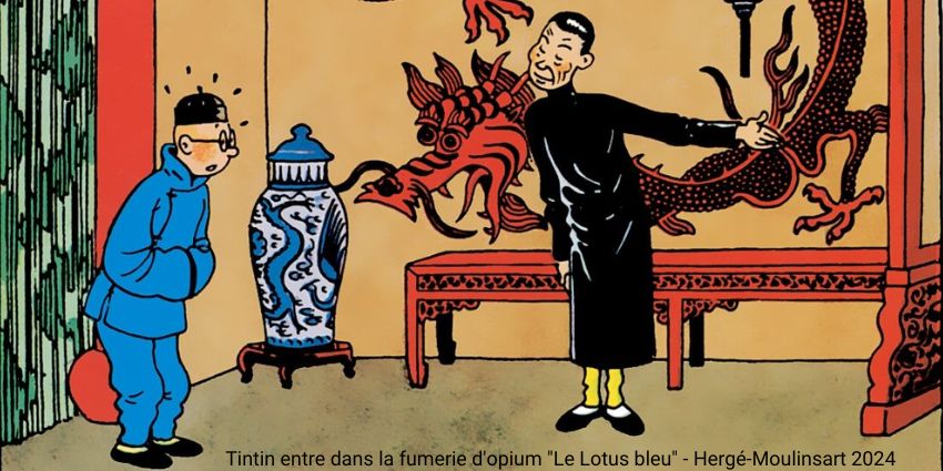 Tintin au Tibet et Le Lotus bleu 