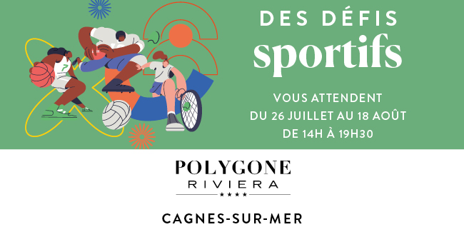 Les défis sportifs du Polygone riviera cagnes-sur-mer