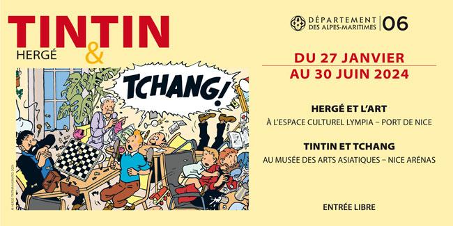 "Tintin, Hergé et Tchang", une double exposition à voir à Nice en famille
