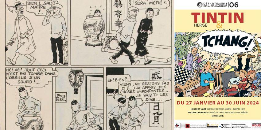 Visite créative "Créa-bulle" autour de l'exposition "Tintin et Tchang" au Musée des Arts Asiatiques de Nice