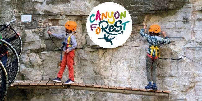 NOUVEAU : le parcours découverte de CANYON FOREST à Villeneuve-Loubet