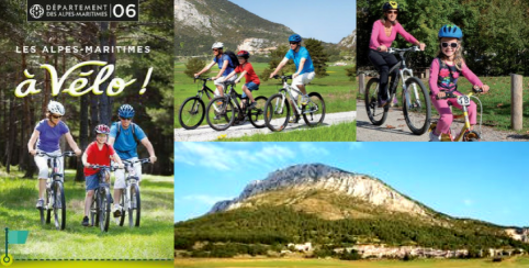 Trouver une balade à vélo en famille dans les Alpes-Maritimes