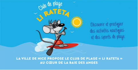Club de plage "Li Rateta" à Nice